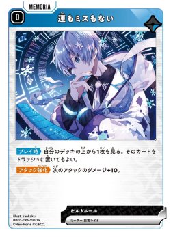 画像1: 運もミスもない