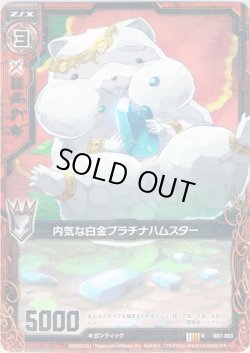画像1: 【ホログラム】内気な白金プラチナハムスター