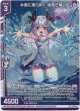 水面に揺らめく 姫君と竜