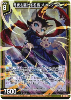 画像1: 【ホログラム】月夜を駆ける忍猫 メインクーン