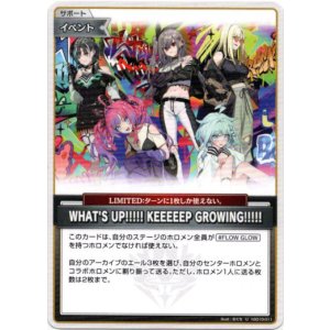 画像: WHAT'S UP!!!!! KEEEEEP GROWING!!!!!