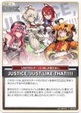 画像: JUSTICE, JUST LIKE THAT!!!!