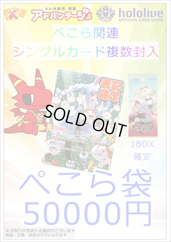 画像1: 【ホロカ】ぺこら袋 (1)