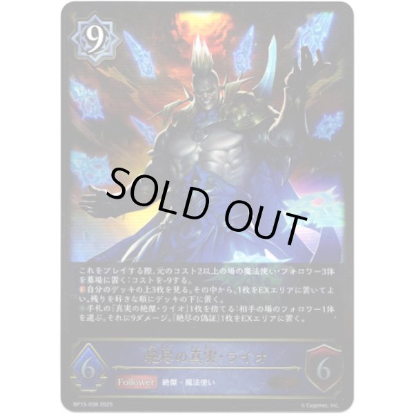 画像1: ※傷有り品（返品交換対象外）絶尽の真実・ライオ (1)