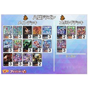 画像: 【シャドバエボルヴデッキ】八獄ドラゴン