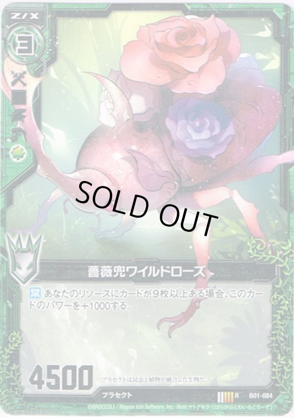 画像1: 【ホログラム】薔薇兜ワイルドローズ (1)