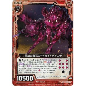 画像: 【ホログラム】団結の紫石ロードライトハイエナ