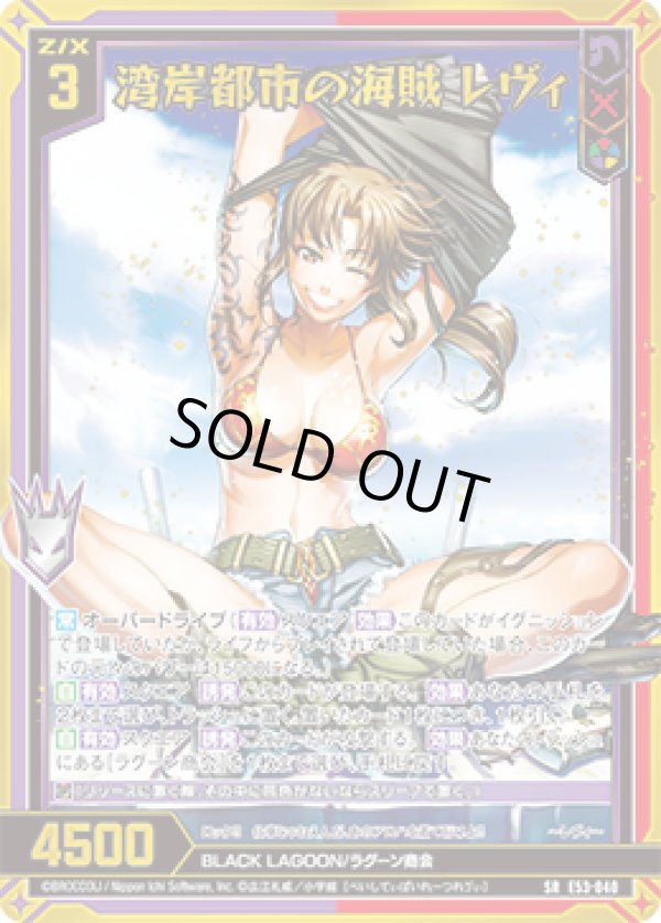 画像1: 【ホログラム】湾岸都市の海賊 レヴィ (1)