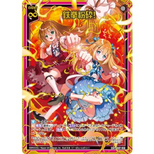 画像: 鉄拳粉砕！