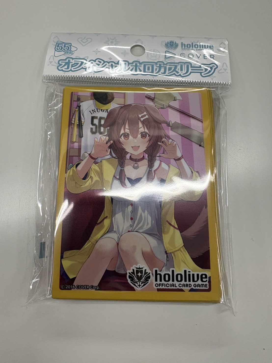 画像1: スリーブ（55枚入り）【戌神ころね】 (1)