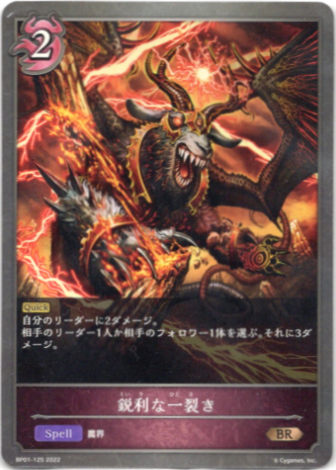 画像1: 鋭利な一裂き (1)