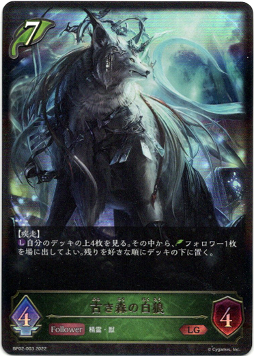 画像1: 古き森の白狼 (1)