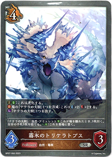 画像1: 霧氷のトリケラトプス (1)