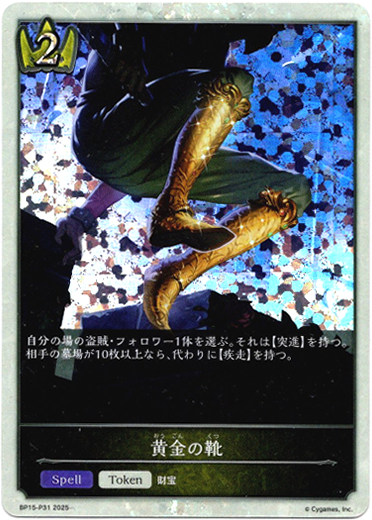 画像1: 【プレミアム】黄金の靴 (1)