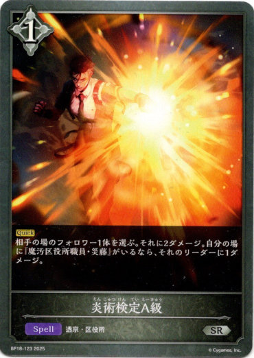 画像1: 炎術検定A級 (1)