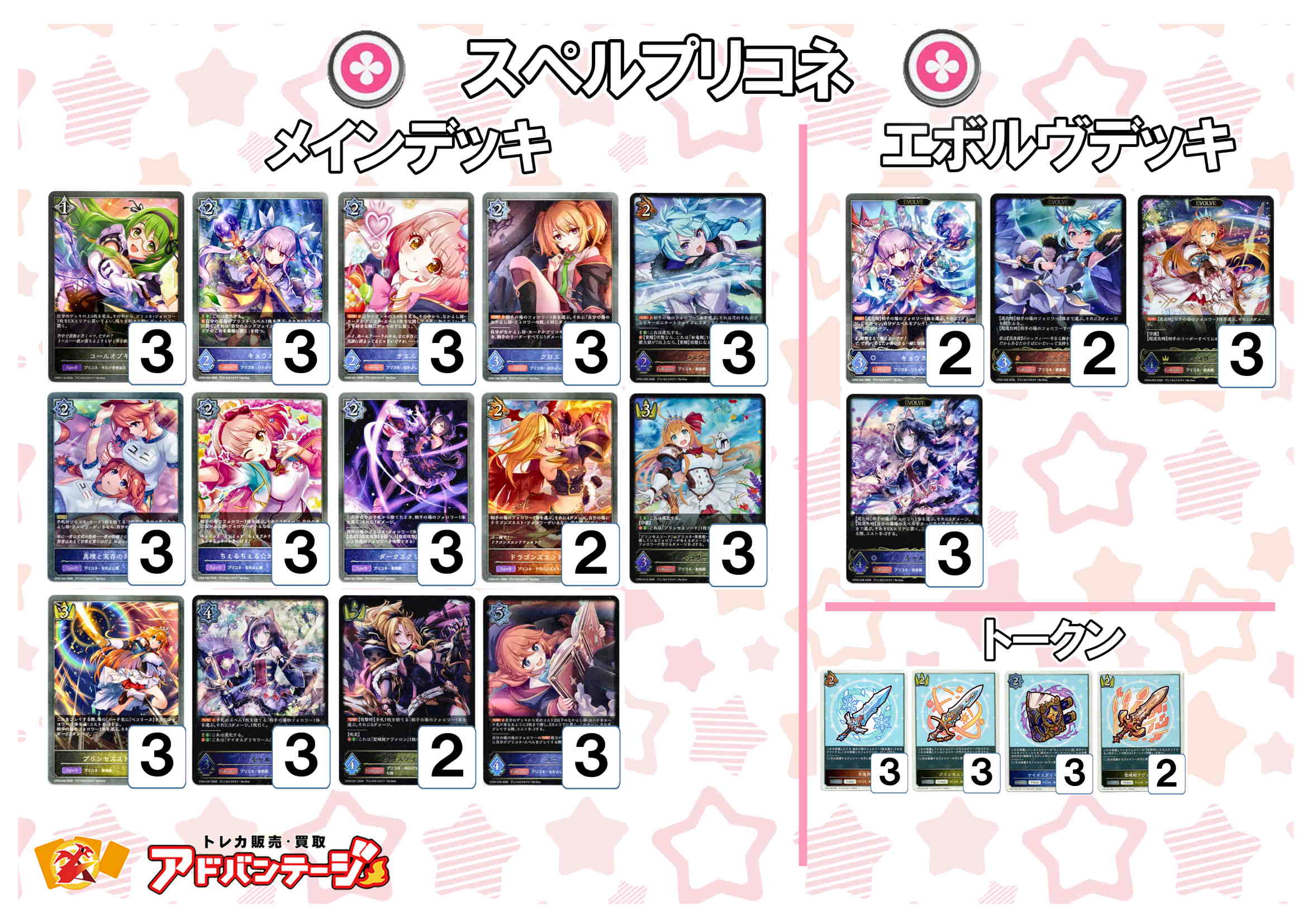 画像1: 【シャドバエボルヴデッキ】スペルプリコネ (1)